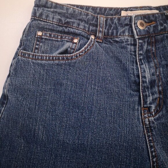 Wind River Ladies Fleece Lined Medium Wash Classic Fit Blue Jeans - Picture 8 of 13